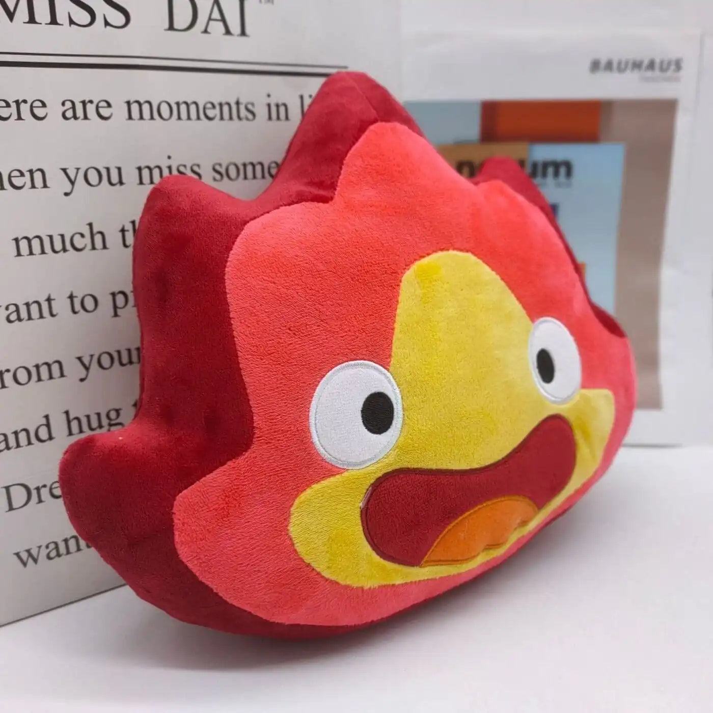 Almofada Pelúcia Calcifer-Studio Ghibli Howl's Moving Castle