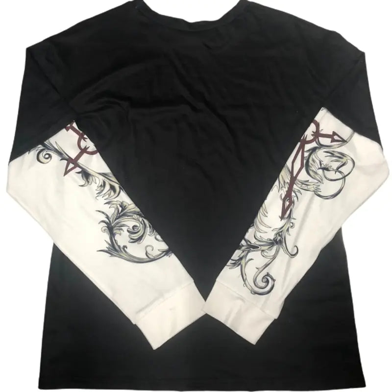 Women’s Gothic Fake Two-Piece T-Shirt