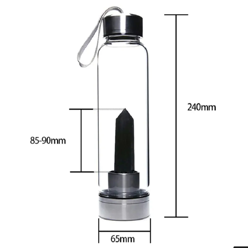500ml Natural Crystal Water Bottle