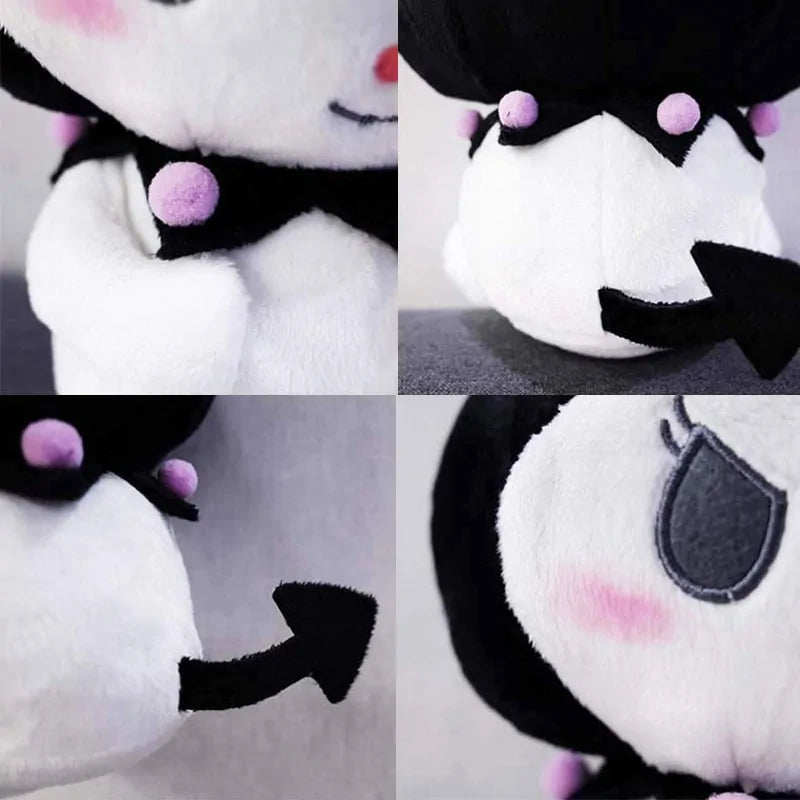 32cm Kuromi Plush Toy: Japanese JK Style, Soft Stuffed Doll Series for Girls