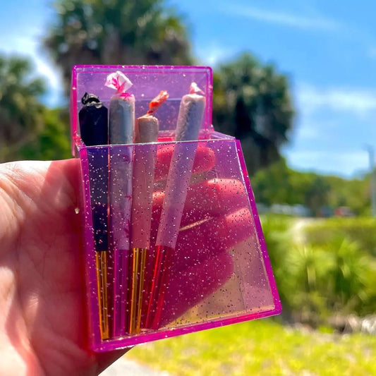 Glittery Cigarettes Crystal Case