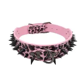 Spiked Studded Leather Collars