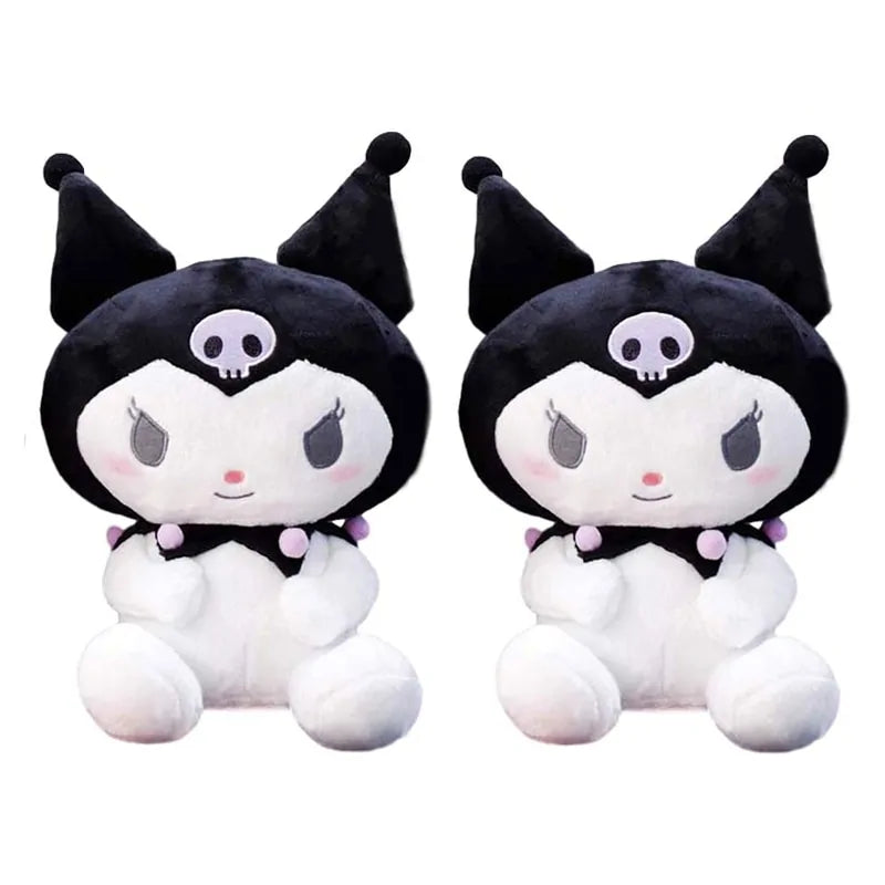 32cm Kuromi Plush Toy: Japanese JK Style, Soft Stuffed Doll Series for Girls