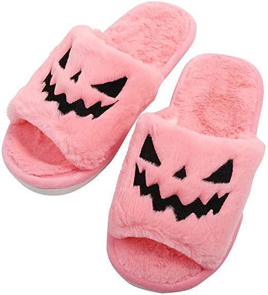 Halloween Pumpkin Slippers