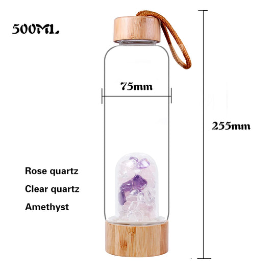 Elixir Quartz Crystal Water Bottle