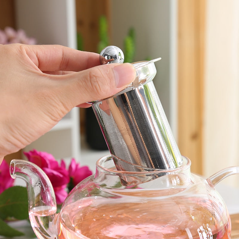 Glass Tea Pot and Cup