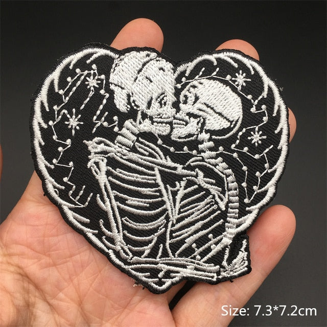 Rock Punk Clothes Patches