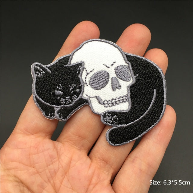 Rock Punk Clothes Patches